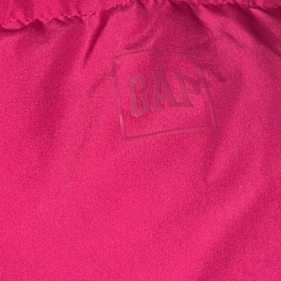 Gap kids bright pink down filled puffer winter coat size XL - Picture 6 of 14